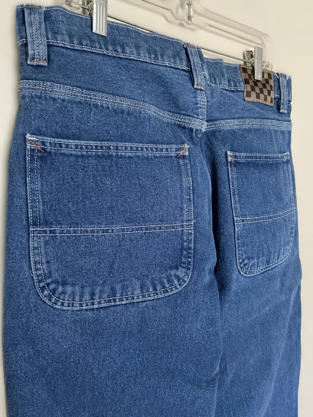VAN’S jeans loose fit baggy skater heavy weight denim size 33 blue regular wash